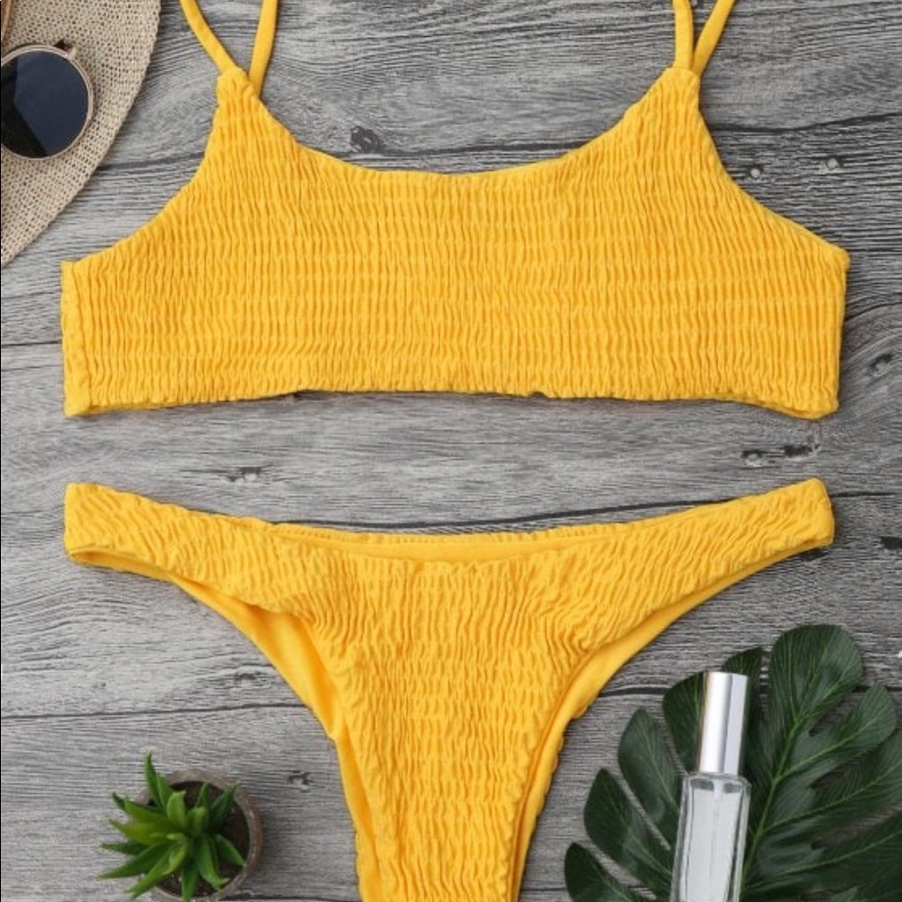 Yellow bikini set